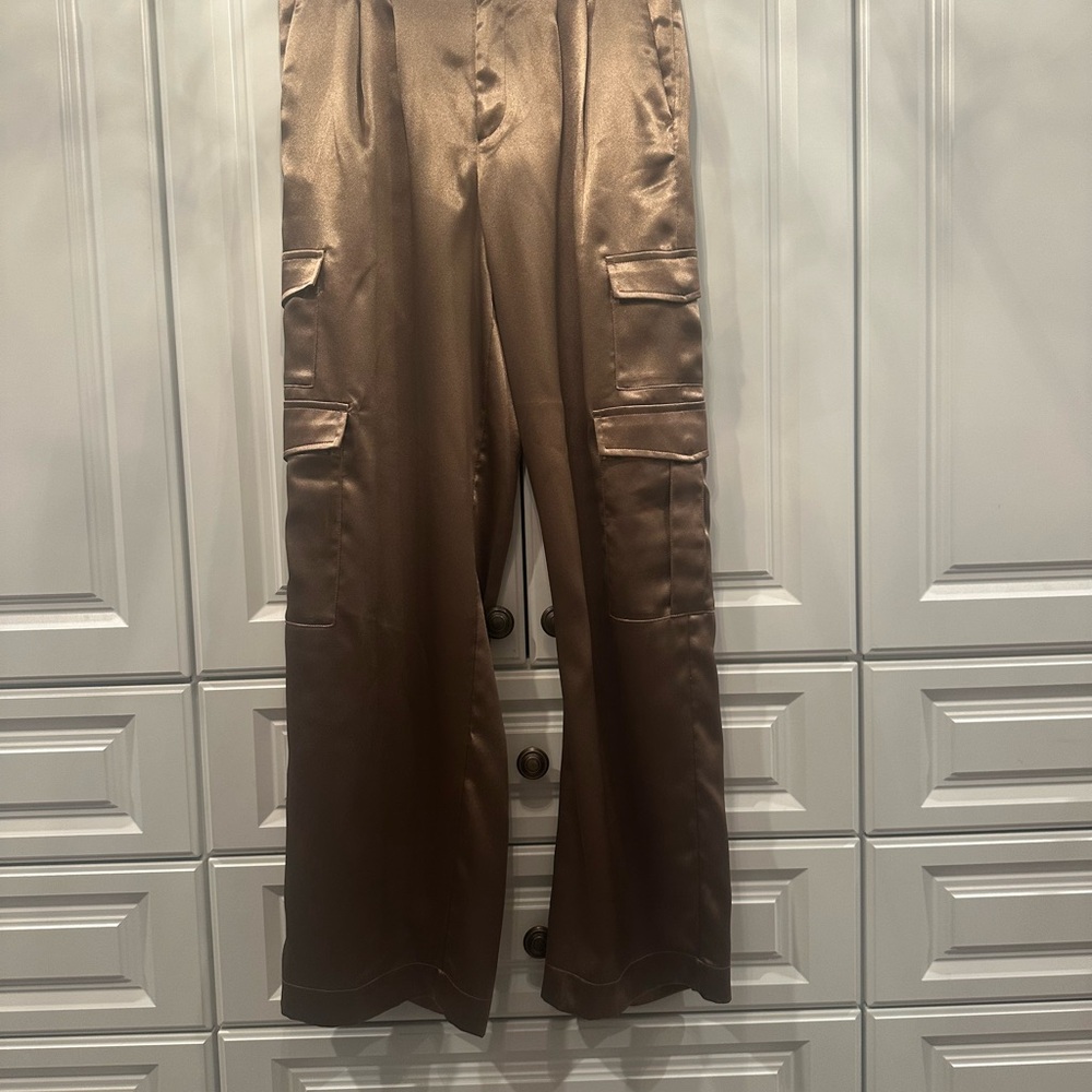 A New Day Metallic‎ Bronze Cargo Pants-Size 6